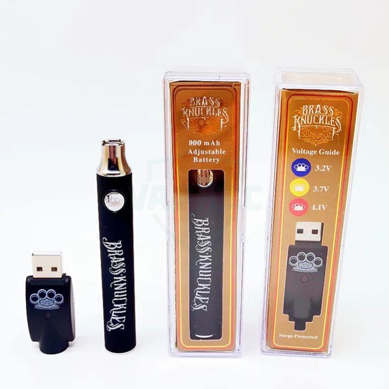 Brass Knuckles Adjustable 900mAh Battery USB Charger Kit