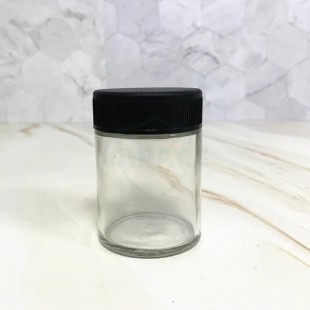 Glass Flower Jars with Custom Labels