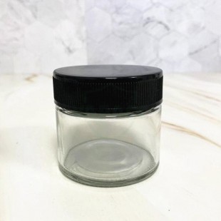 Glass Flower Jars with Custom Labels