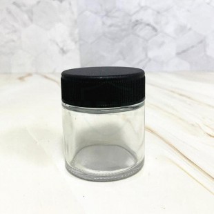 Glass Flower Jars with Custom Labels