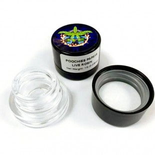 Hash and Flowers Concentrate Container 5ml Glass Jar