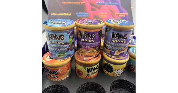 Moon Rocks Packaging Kaws Moon Rocks Box (1 Oz Jar 16 Pack, Packaging Only)