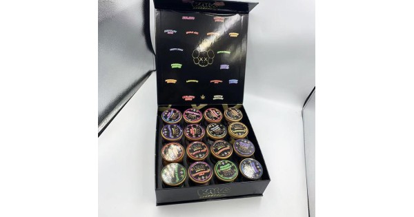Moon Rocks Packaging Kaws Moon Rocks Box (1 Oz Jar 16 Pack, Packaging Only)