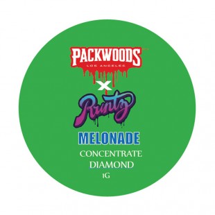 Packwoods x Runtz Diamond Concentrate Label 