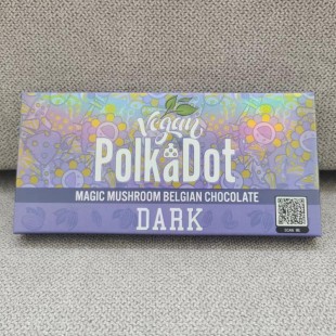 Polka Dot Magic Mushroom Belgian Chocolate Bar Packaging