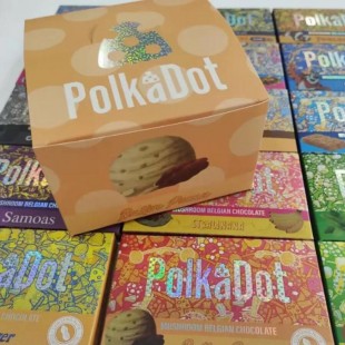 PolkaDot Mushroom Belgian Chocolate Box