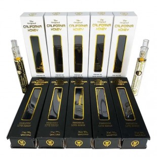 The Original California Honey Disposable Vape Pen in Black and White Color