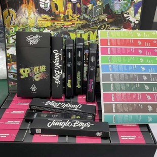 Jungle Boys Vape Pen with its packaging and stickers