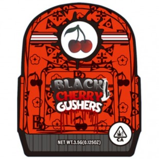 Black Cherry Gushers 3.5g Weed Mylar Bag