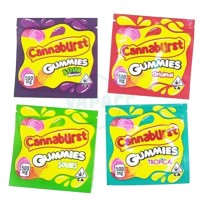 Cannaburst Gummies 500mg Mylar Bags