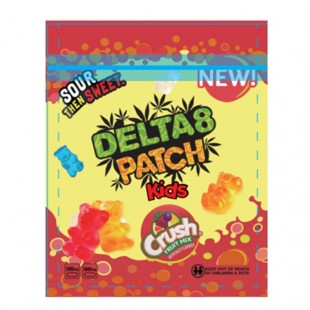 Delta 8 Patch Kids Mylar Bag Crush Fruit Mix