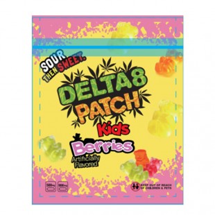 Delta 8 Patch Kids 1000mg THC Mylar Bag Berries