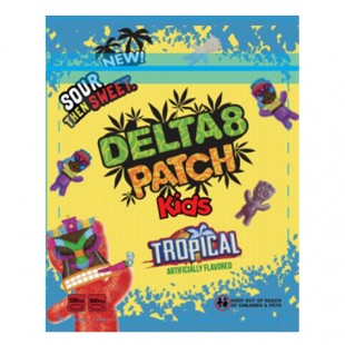 Delta 8 Patch Kids THC Mylar Bag Tropical