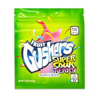 THC Gushers Gummies 500mg Mylar Bags