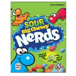 Nerds Candy Packaging 500mg Mylar Bag Sour Flavor