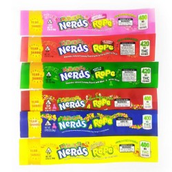 Nerds Rope Packaging 400mg 420mg 500mg 600mg Edibles Mylar Bags