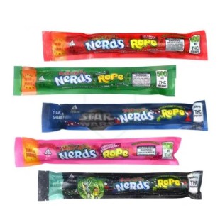 Nerds Rope Packaging 400mg 420mg 500mg 600mg Edibles Mylar Bags