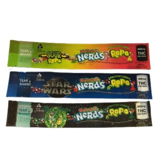 Nerds Rope Packaging 400mg 420mg 500mg 600mg Edibles Mylar Bags