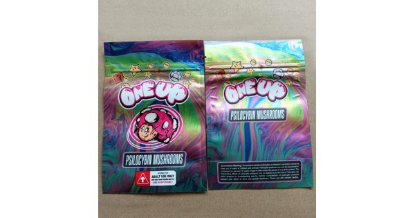 One Up Psilocybin Mushrooms Mylar Bag Wholesale