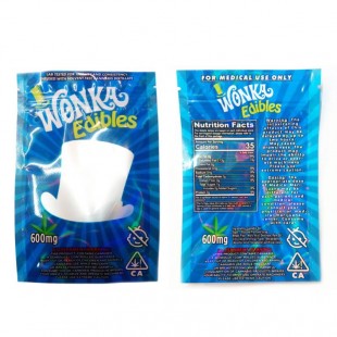 Wonka Edibles Gummies 600mg Mylar Bags