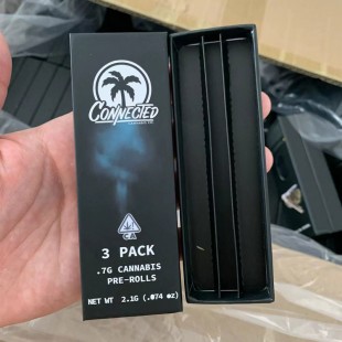 Connected pre roll joint box 3 pack
