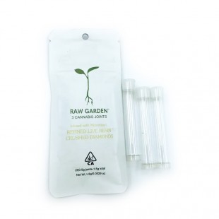 Raw Garden 3 Pack Infused Pre Roll Packaging